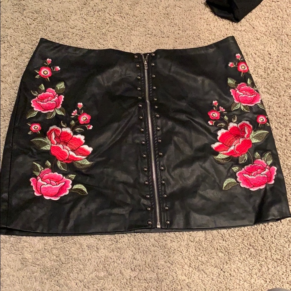 Forever21+ leather skirt!